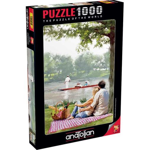 Puzzle Anatolian Picnic junto al Río de 1000 Piezas