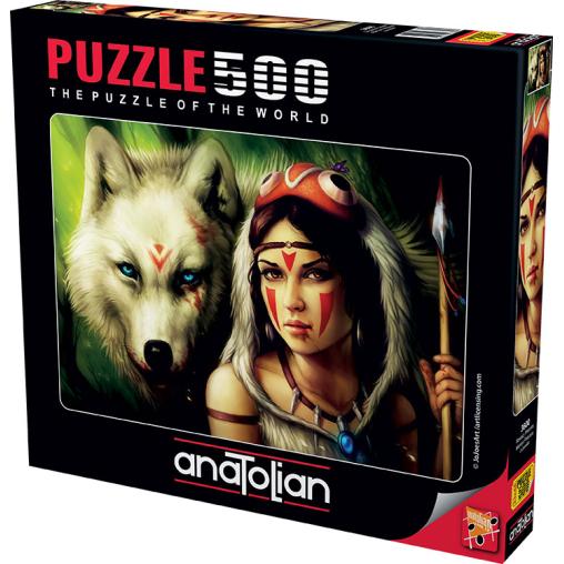 Puzzle Anatolian Princesa Guerrera de 500 Piezas