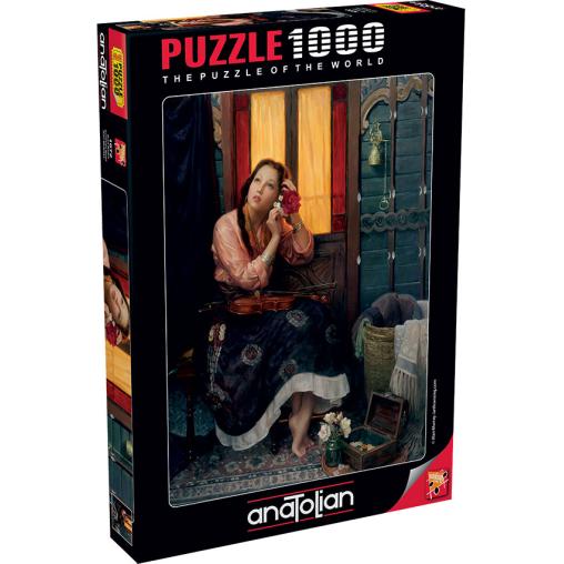 Puzzle Anatolian Rosa Carmesí de 1000 Piezas