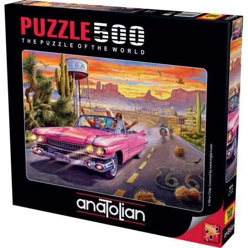 Puzzle Anatolian Ruta 66 de 500 Piezas