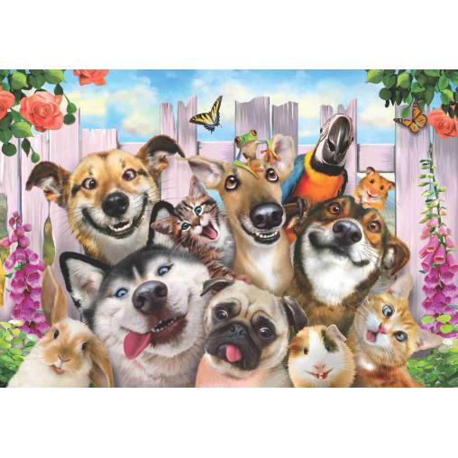 Puzzle Selfie Chiots d'Anatolie 500 pièces