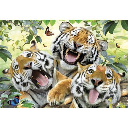 Puzzle Anatolian Selfie de Tigres de 260 Piezas