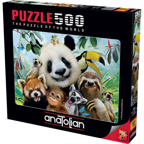 Puzzle Anatolian Selfie en el Zoo de 500 Piezas