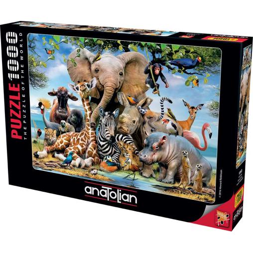 Puzzle Anatolian Sonrisa Africana de 1000 Piezas