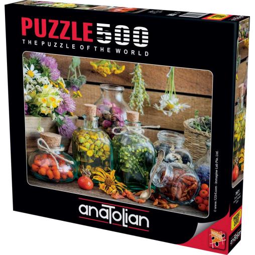 Puzzle Anatolian Terapia de Hierbas de 500 Piezas