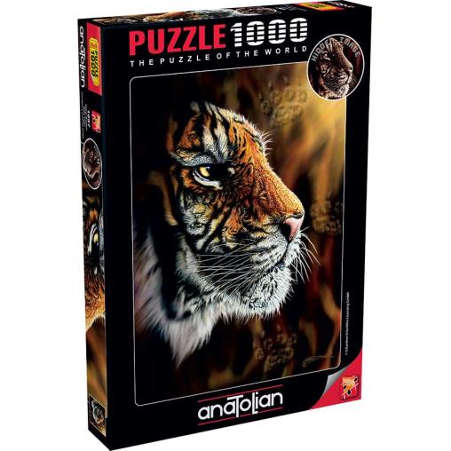 Puzzle Anatolian Tigre Salvaje de 1000 Piezas