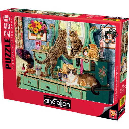 Puzzle Anatolian Tocador para Gatos de 260 Piezas