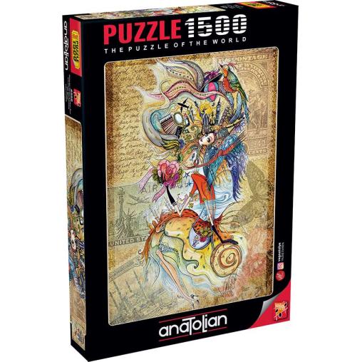 Puzzle Anatolian Viajera del Mundo de 1500 Piezas