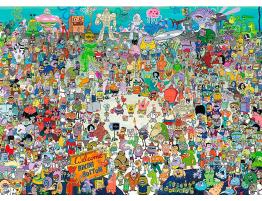 Puzzle Aquarius Bob Esponja de 3000 Piezas