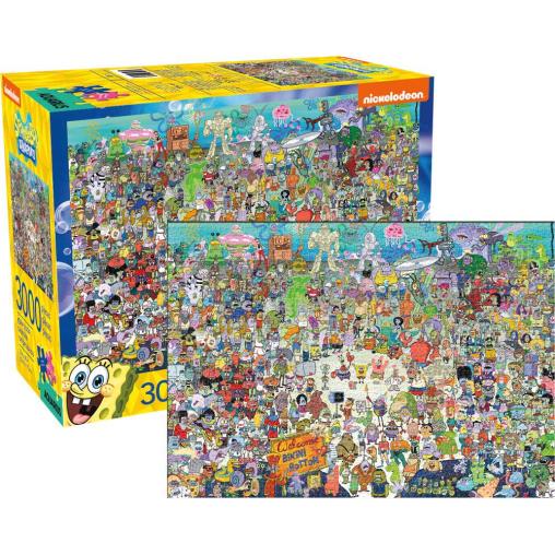 Puzzle Aquarius Bob Esponja de 3000 Piezas