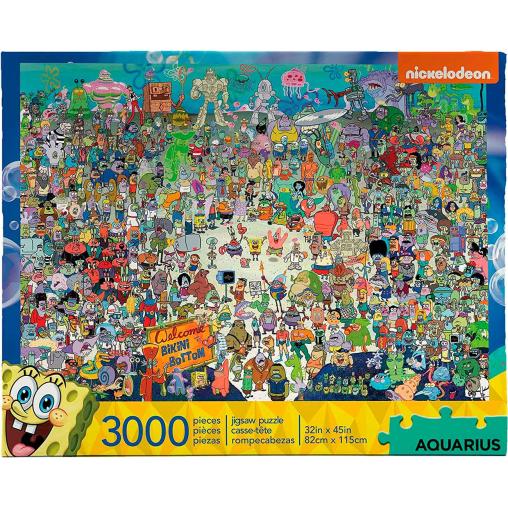 Puzzle Aquarius Bob Esponja de 3000 Piezas