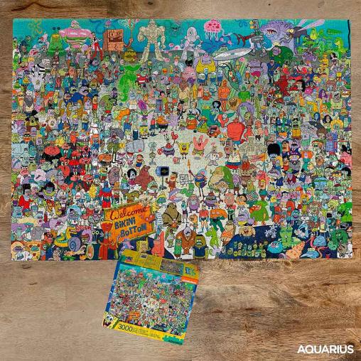 Puzzle Aquarius Bob Esponja de 3000 Piezas