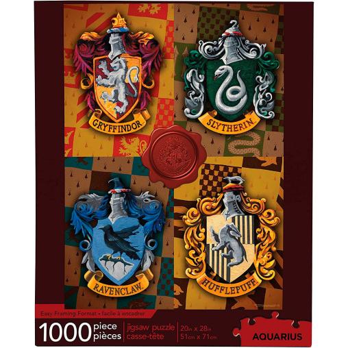 Puzzle Aquarius Harry Potter Casas de Hogwarts de 1000 Pzs