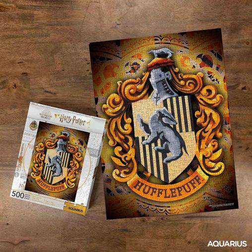 Puzzle Aquarius Harry Potter Hufflepuff de 500 Piezas