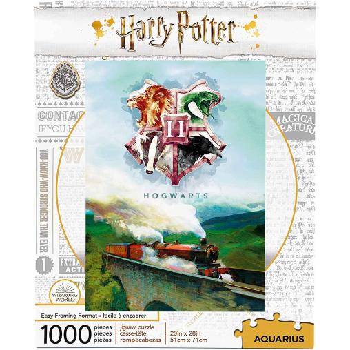 Puzzle Aquarius Harry Potter Tren a Hogwarts de 1000 Pzs