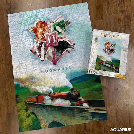 Puzzle Aquarius Harry Potter Tren a Hogwarts de 1000 Pzs