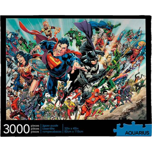 Puzzle Aquarius Héroes DC Cómics de 3000 Piezas