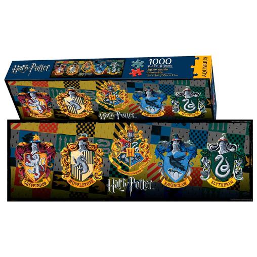 Puzzle Aquarius Panorámico Harry Potter Casas de Hogwarts 1000P