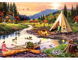 Puzzle Art Puzzle Amigos de Camping de 3000 Piezas