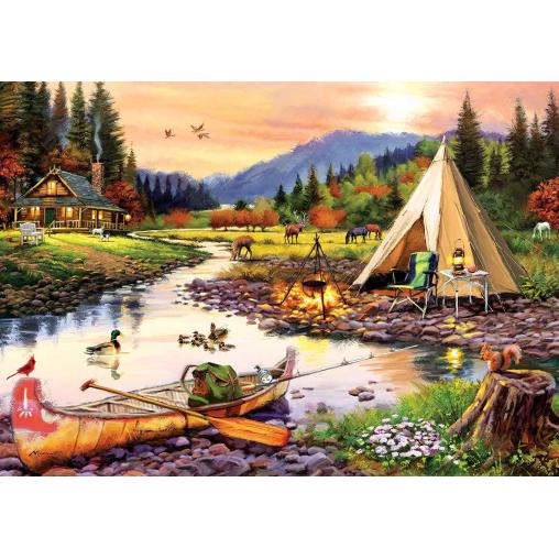 Puzzle Art Puzzle Amigos de Camping de 3000 Piezas