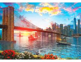 Puzzle Art Puzzle Atardecer en Nueva York de 1000 Piezas