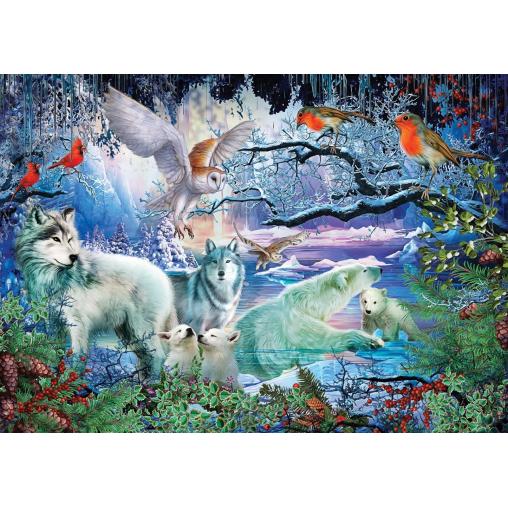 Puzzle Art Puzzle Bosque Glaciar de 500 Piezas