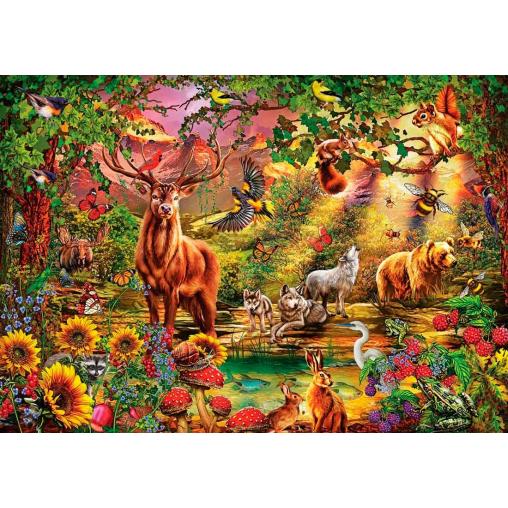 Puzzle Art Puzzle Bosque Mágico de 1000 Piezas