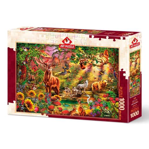 Puzzle Art Puzzle Bosque Mágico de 1000 Piezas