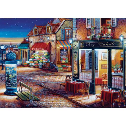 Puzzle Art Puzzle Café Chez Michelle de 500 Piezas