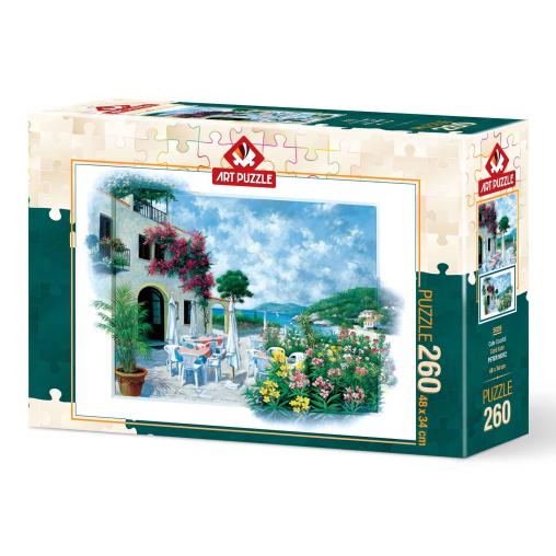 Puzzle Art Puzzle Café Costero de 260 Piezas