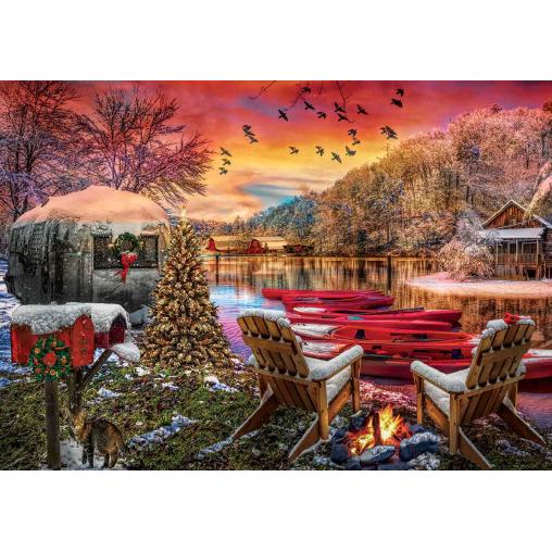 Puzzle Art Puzzle Campamento de Remolques de 2000 Piezas