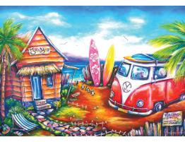 Puzzle Art Puzzle Campamento Surfero de 260 Piezas