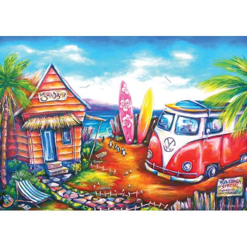 Puzzle Art Puzzle Campamento Surfero de 260 Piezas