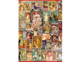 Puzzle Art Puzzle Carteles Art Nouveau de 1500 Piezas