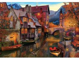 Puzzle Art Puzzle Casas en el Canal de 2000 Piezas