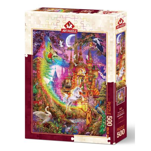 Puzzle Art Puzzle Castillo Arcoiris de 500 Piezas