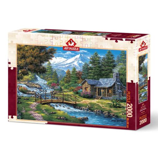 Puzzle Art Puzzle Dos Cascadas de 2000 Piezas