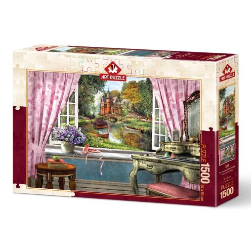 Puzzle Art Puzzle El Castillo desde Mi Ventana de 1500 Piezas