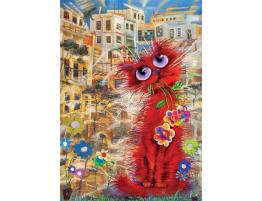 Puzzle Art Puzzle El Gato Rojo de 260 Piezas