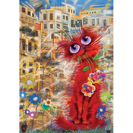 Puzzle Art Puzzle El Gato Rojo de 260 Piezas