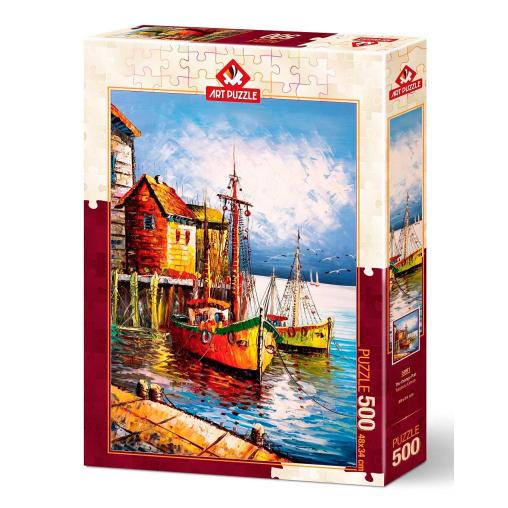 Puzzle Art Puzzle El Puerto Naranja de 500 Piezas