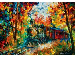 Puzzle Art Puzzle El Tren del Otoño de 500 Piezas