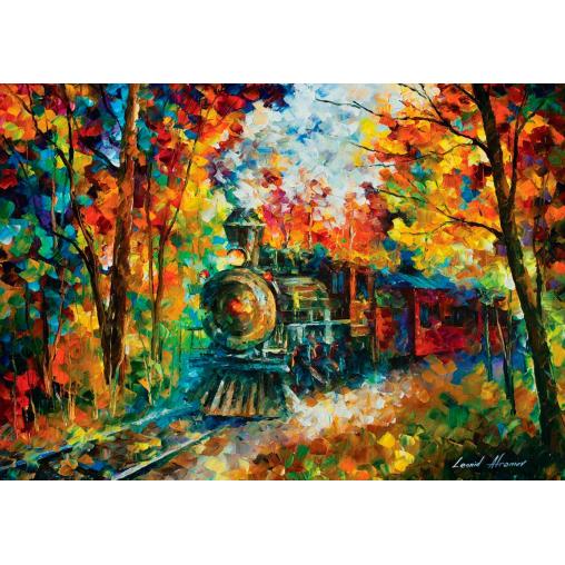 Puzzle Art Puzzle El Tren del Otoño de 500 Piezas