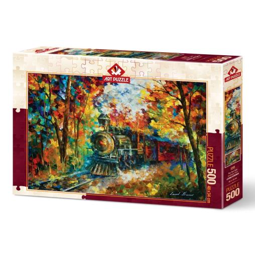 Puzzle Art Puzzle El Tren del Otoño de 500 Piezas