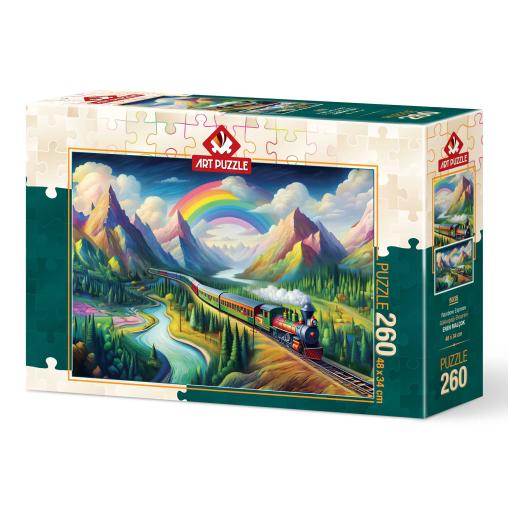 Puzzle Art Puzzle Expreso Arcoiris de 260 Piezas