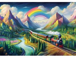 Puzzle Art Puzzle Expreso Arcoiris de 260 Piezas