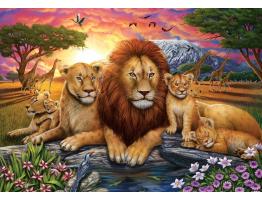 Puzzle Art Puzzle Familia de Leones de 1000 Piezas