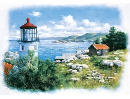 Puzzle Art Puzzle Faro Frente al Mar de 500 Piezas