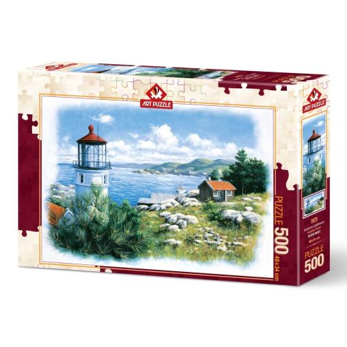 Puzzle Art Puzzle Faro Frente al Mar de 500 Piezas