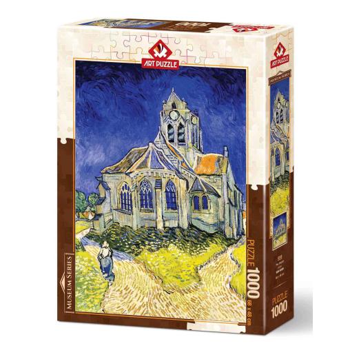 Puzzle Art Puzzle La iglesia de Auvers-sur-Oise de 1000 Pzs